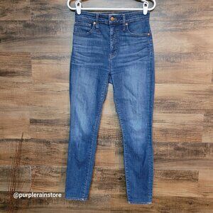 Madewell Jeans 27 Curvy High Rise Skinny Moreaux Wash AA621 Tummy Control